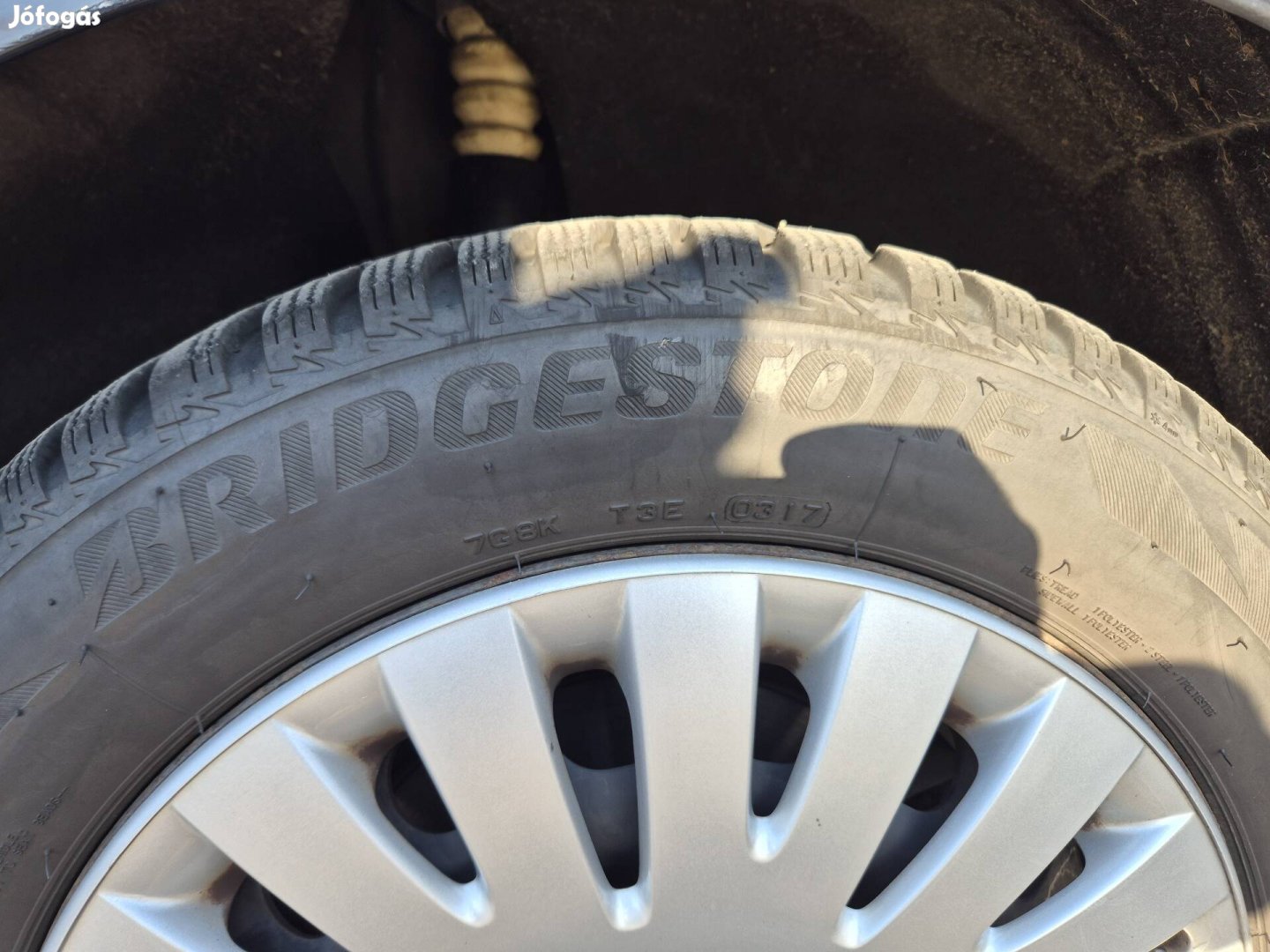 Megkímélt téli gumiszett [Bridgestone Blizzak, 205/55 R16, 6 mm]